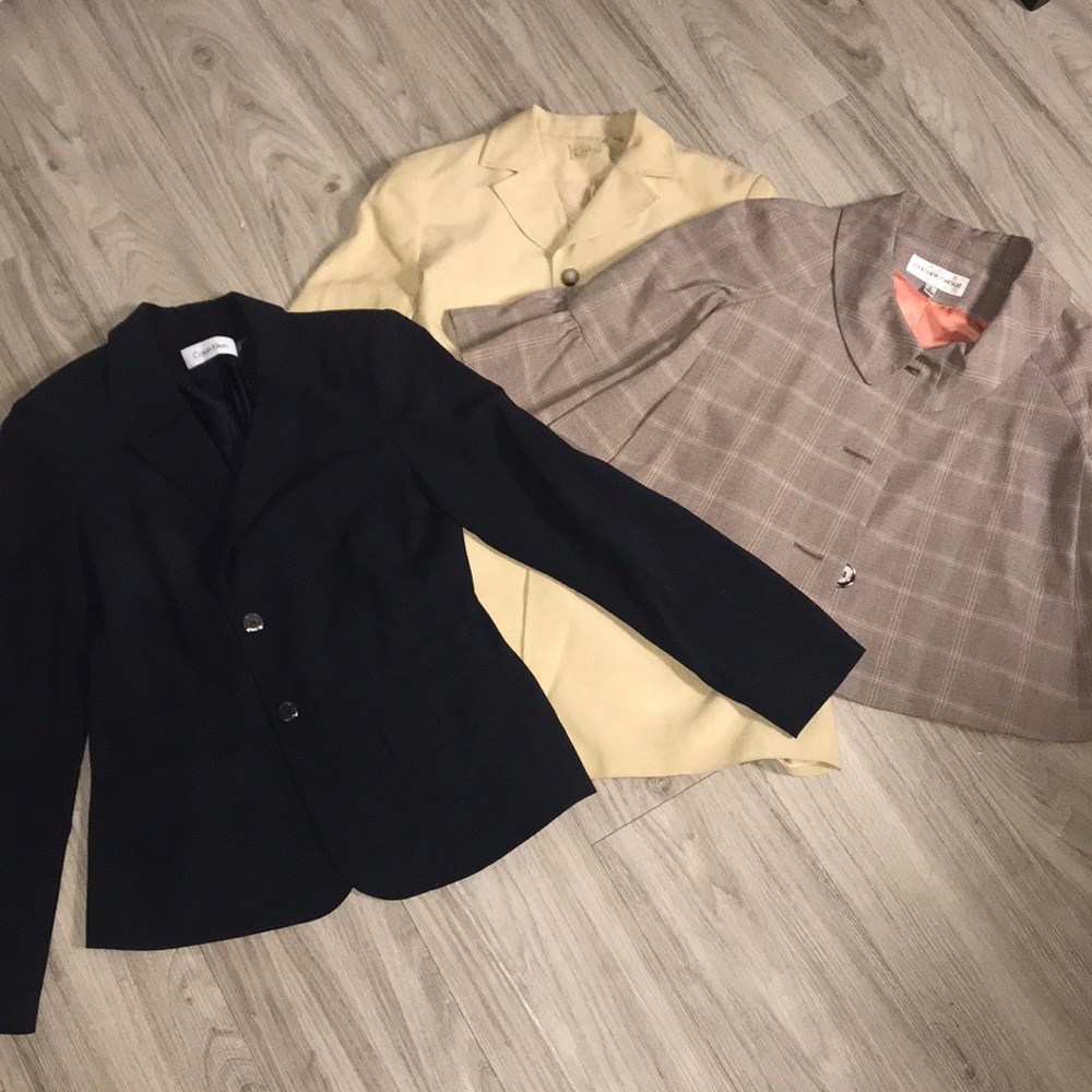 (3) Jackets-Caslon, Calvin Klein & Jones New York